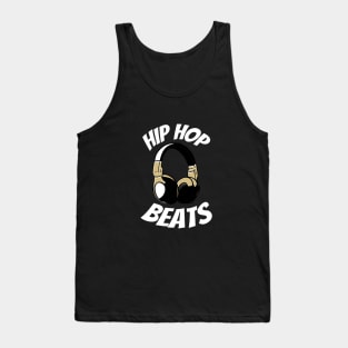 Hip Hop Beats Rap Music Design 90s Kopfhörer Tank Top